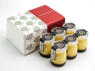 【数量限定】やくしま地卵冷凍プリン 6個セット