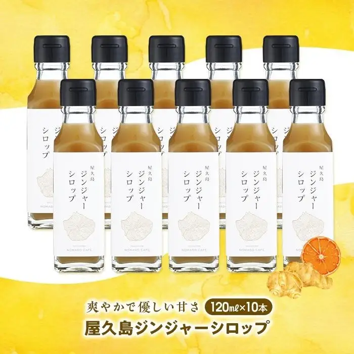 屋久島ジンジャーシロップ 小(120ml)×10本セット