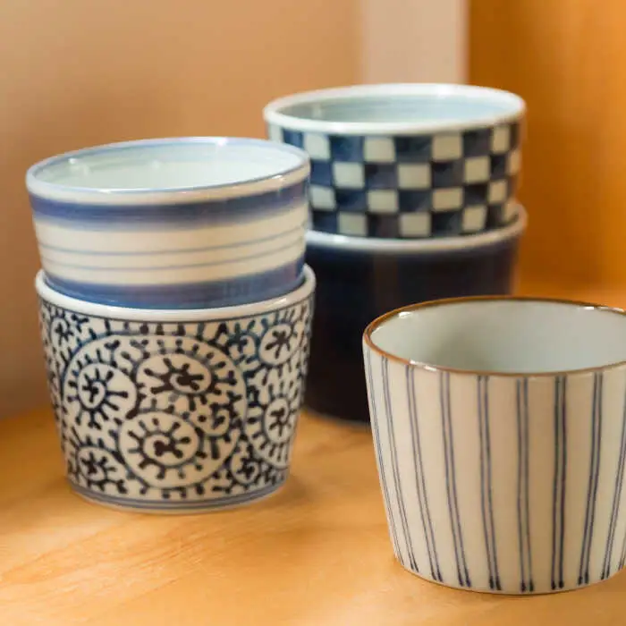 【波佐見焼】藍屋絵変り カップ そばちょこ 揃 食器 皿 【西海陶器】 1 31854 [OA180] 波佐見焼