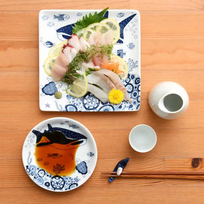 【訳あり】【波佐見焼】cocomarine 正角皿 4柄セット 食器 皿 角皿 【natural69/B品】【アウトレット ワケあり】 食器 皿 [QA101] 波佐見焼