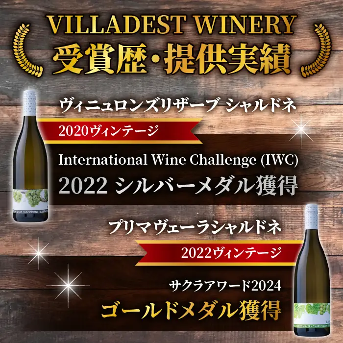 IWC＆日本ワインコンクール受賞！白ワイン 2種4本 セット（ヴィニュロンズリザーブ シャルドネ ＆ ソーヴィニヨン ブラン）| 【ヴィラデストワイナリー】 東御ワイン 長野ワイン 日本ワイン ワイン 辛口 GI長野 長野 東御