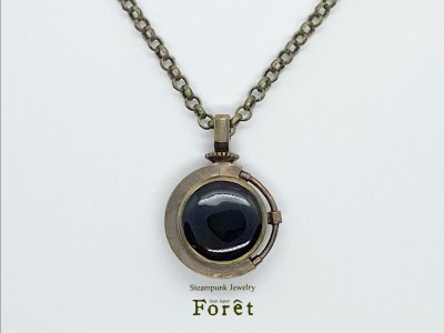 Steampunk スチームパンク ミニコンパス ペンダント ネックレス | 山梨