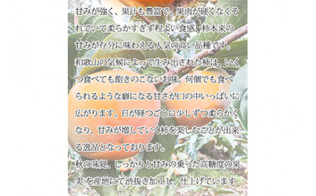 【2026年先行予約】【ご家庭用わけあり】和歌山秋の味覚 平核無柿（ひらたねなしがき）約7.5kg