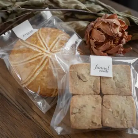 自家焙煎スペシャルティコーヒー浅煎りブレンド(粉)と胡桃焼き菓子のセット_菓子・スイーツ クッキー    菓子・スイーツ 洋菓子    飲料・ドリンク 粉 コーヒー・コーヒー豆 珈琲 珈琲豆_【1140836】