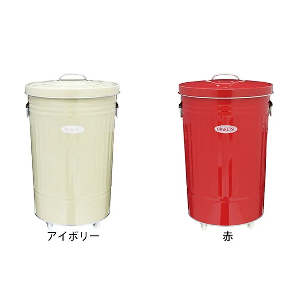 ゴミ箱 オバケツ 42L キャスター付 ゴミ箱 ブラウン