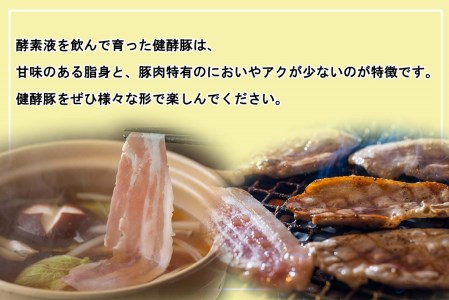 北海道産 健酵豚 お楽しみ 精肉 福袋 2kg 以上 (7～8パック)