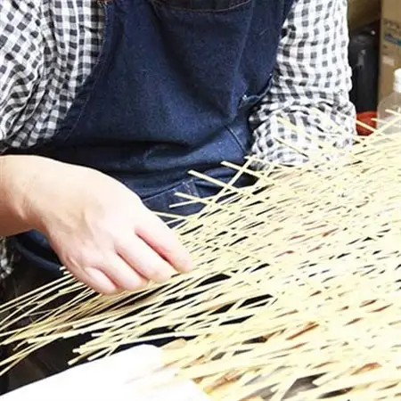 竹細工　おにぎり入れ(3062930)_竹細工  日本製  伝統工芸品  竹工芸  弁当箱  ハンドメイド  伝統工芸_【1119658】
