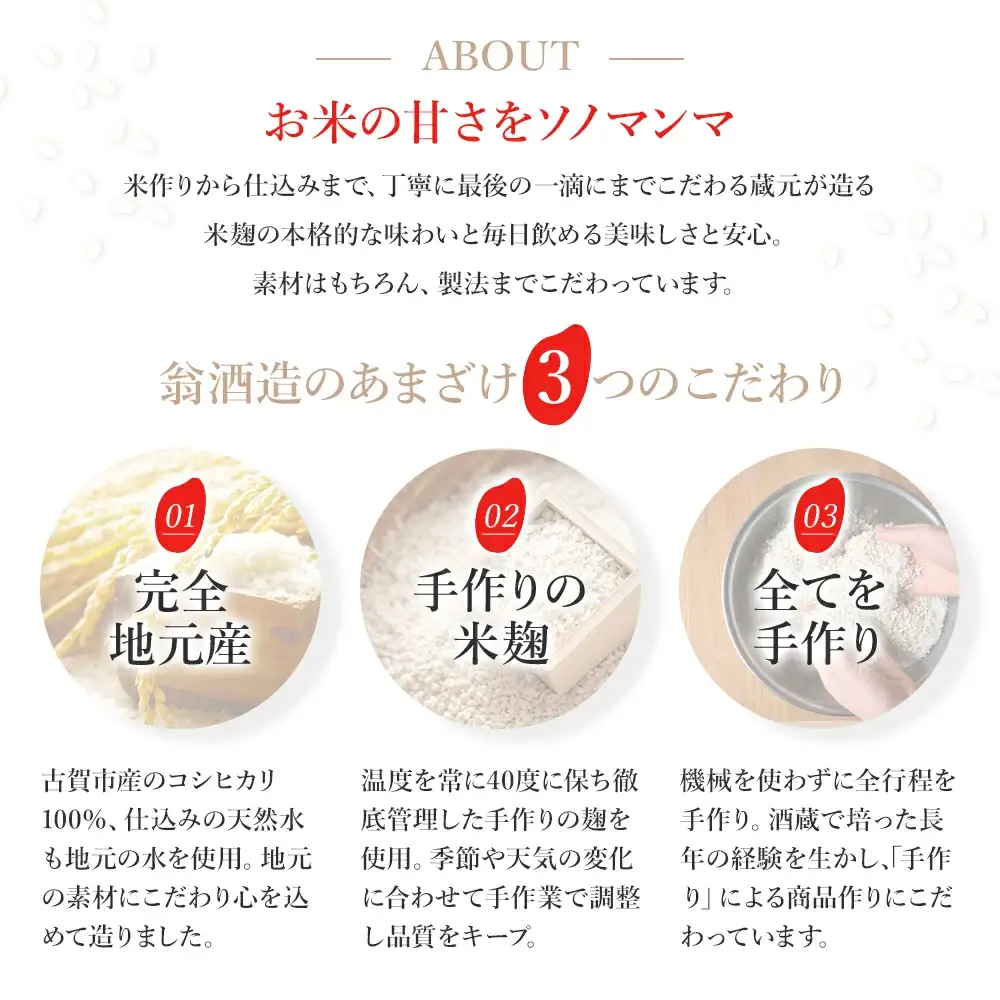 無添加甘酒 900ml×5本 甘酒