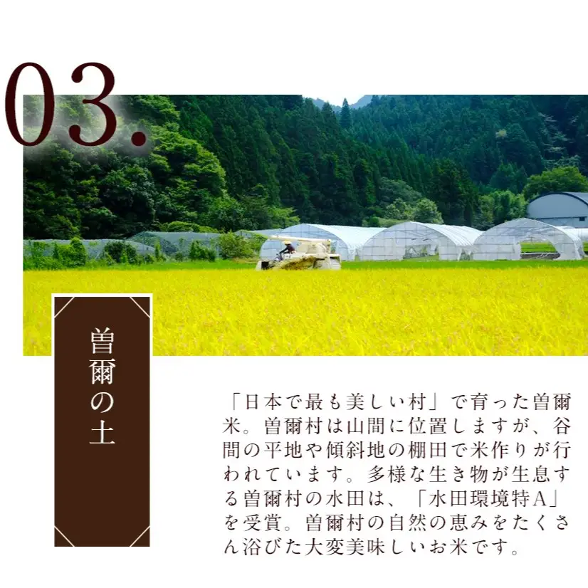 【令和7年産(特別栽培米)】曽爾村ブランド米(コシヒカリ)10kg(白米)