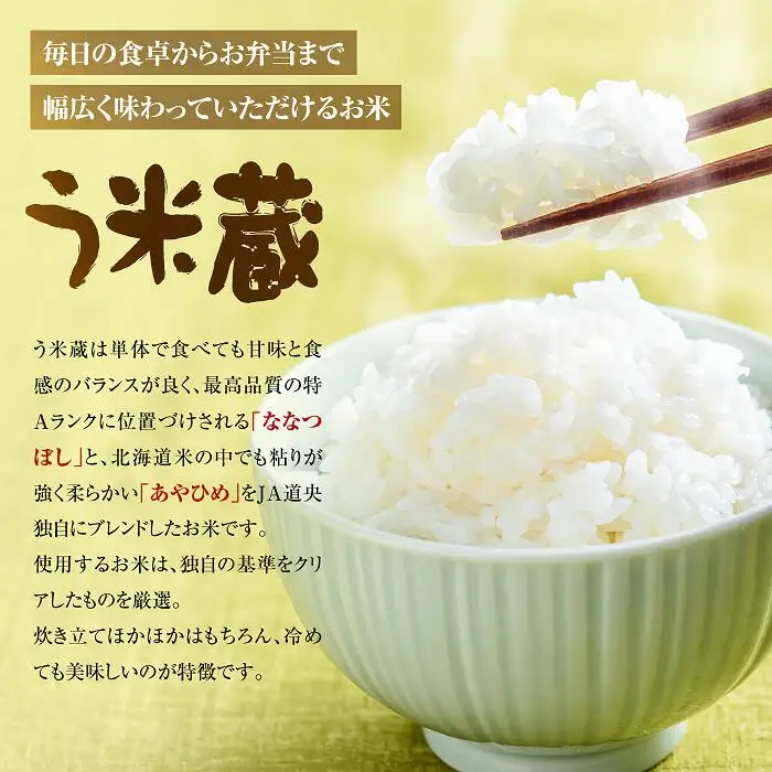 北海道米う米蔵10kg(5kg×2袋)セット【29002404】