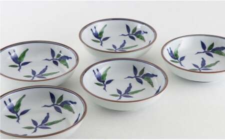 源右衛門窯 染錦胡椒絵 鉢 器 食器 取鉢 小鉢 サラダ鉢 有田焼 ad049