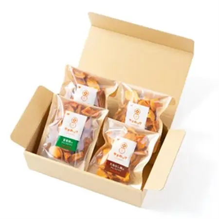 柿のドライフルーツ　味の食べ比べセット(ひらたねなし柿100g×2袋　富有柿100g×2袋)【1223247】
