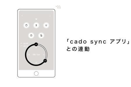 EE030D_cado カドー空気清浄機 LEAF320i クールグレー