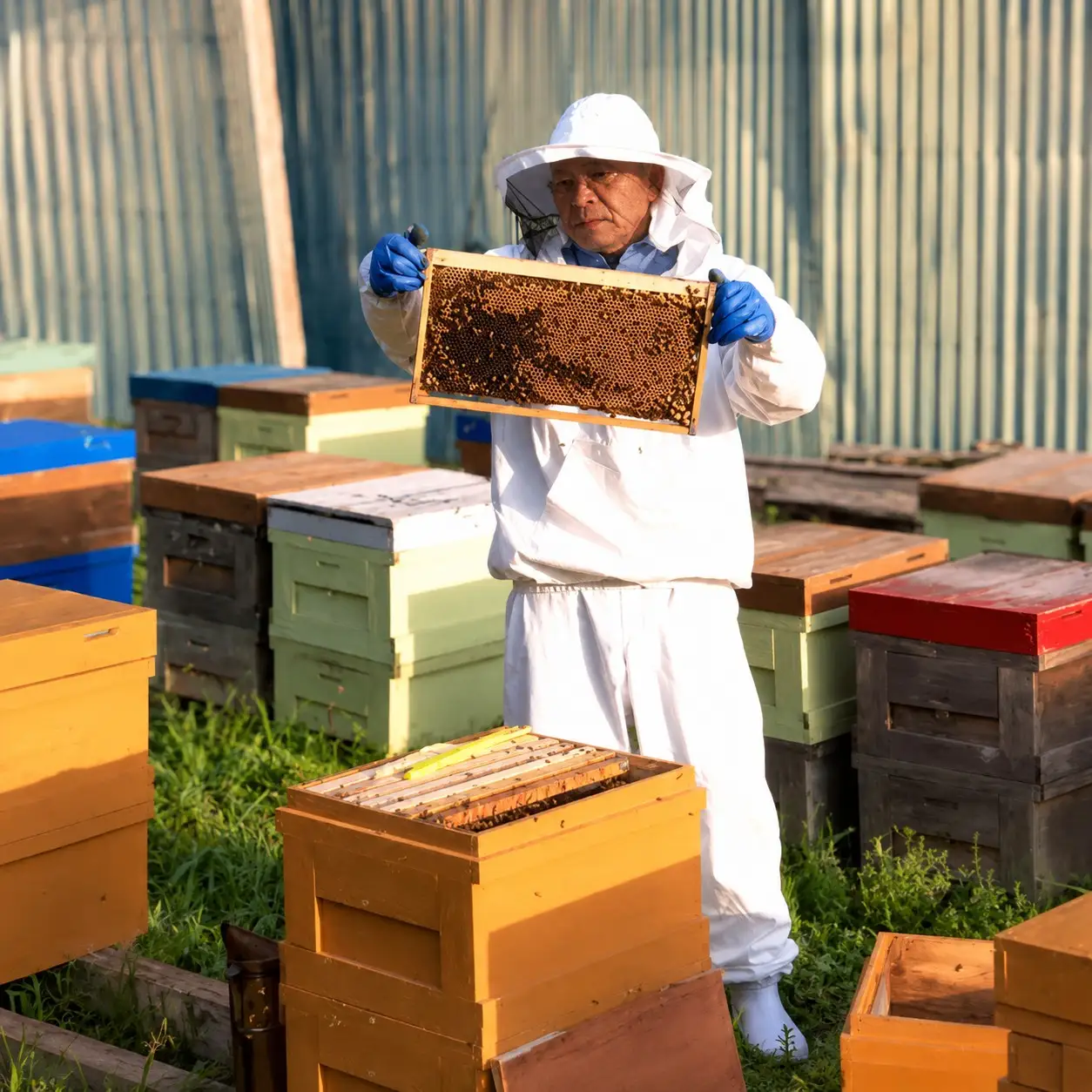 国産 天然 里山 はちみつ 蜂蜜 450g あいなんの雫 純粋 朝しぼり 濃厚 なくなり次第終了