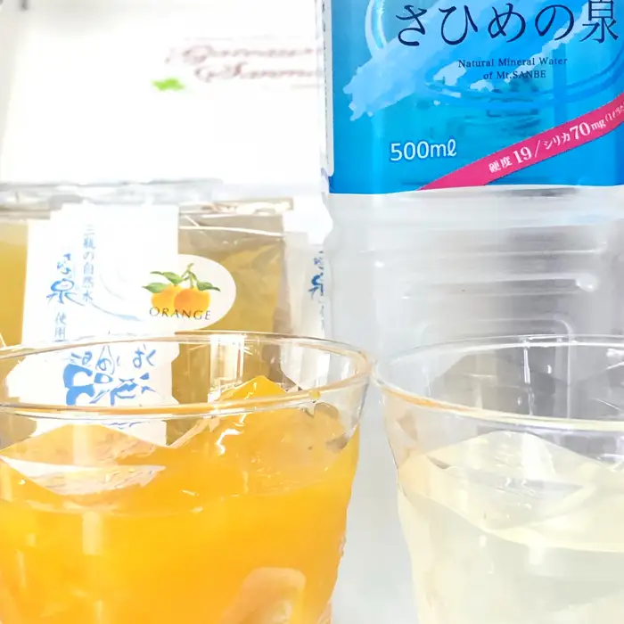 三瓶山自然水「さひめの泉」使用　SORAゼリー（8個入り）