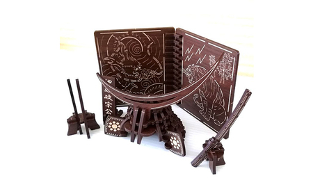 戦国武将兜 全39種より選択 武具・屏風付き 戦国武将兜【組立完成品】