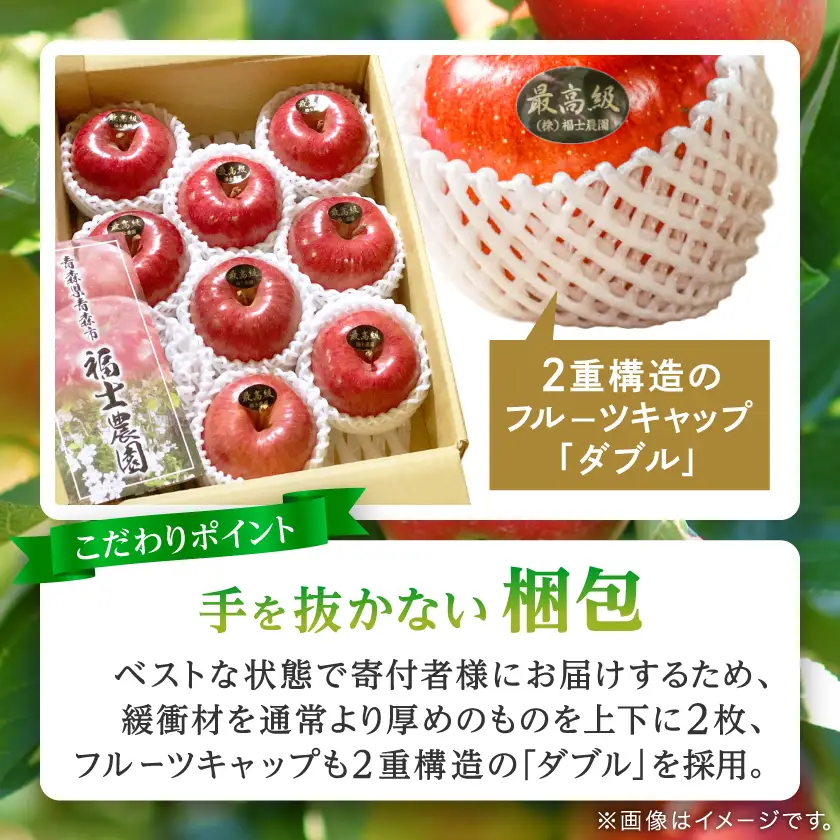 【りんご品評会最高賞】特選/贈答用 糖度14度以上保証「サンふじ」3kg りんご_果物・フルーツ りんご  リンゴ 林檎_【配送不可地域：離島】【1085322】