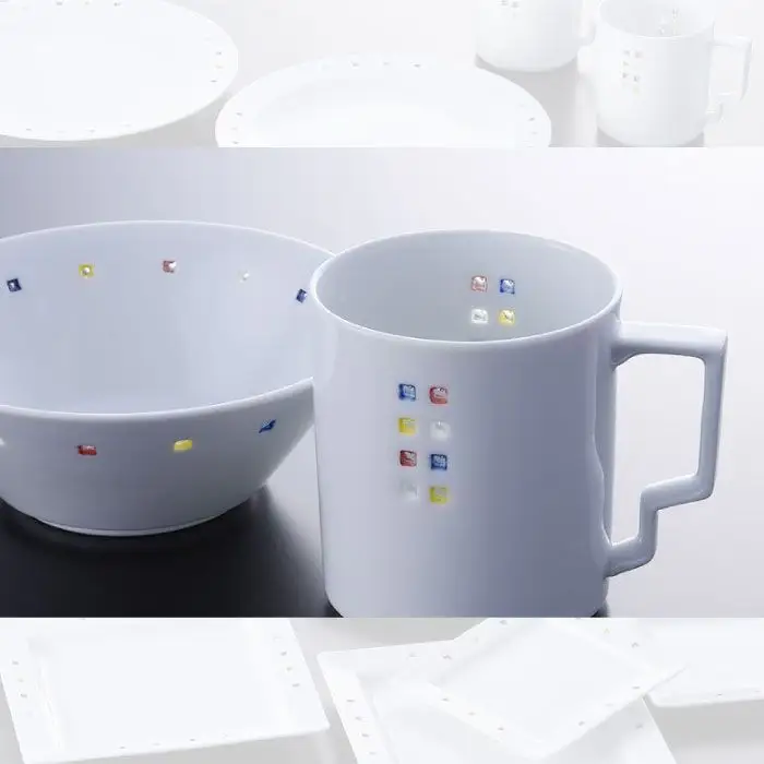 【波佐見焼】水晶カラフルスクエア プレート ボウル マグカップ 含む バリューセット（お二人様用） 食器 皿 【丹心窯】 [AB09] 波佐見焼