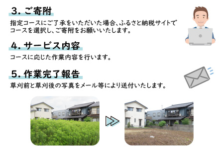 永平寺町 空地草刈代行サービス A [B-029005]