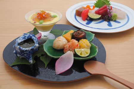 【溜池山王／ミシュラン2018掲載】帰燕 特産品ディナーコース 4名様（寄附申込月の翌月から6ヶ月間有効・30組限定） ふるなび美食体験 FN-Gourmet387220