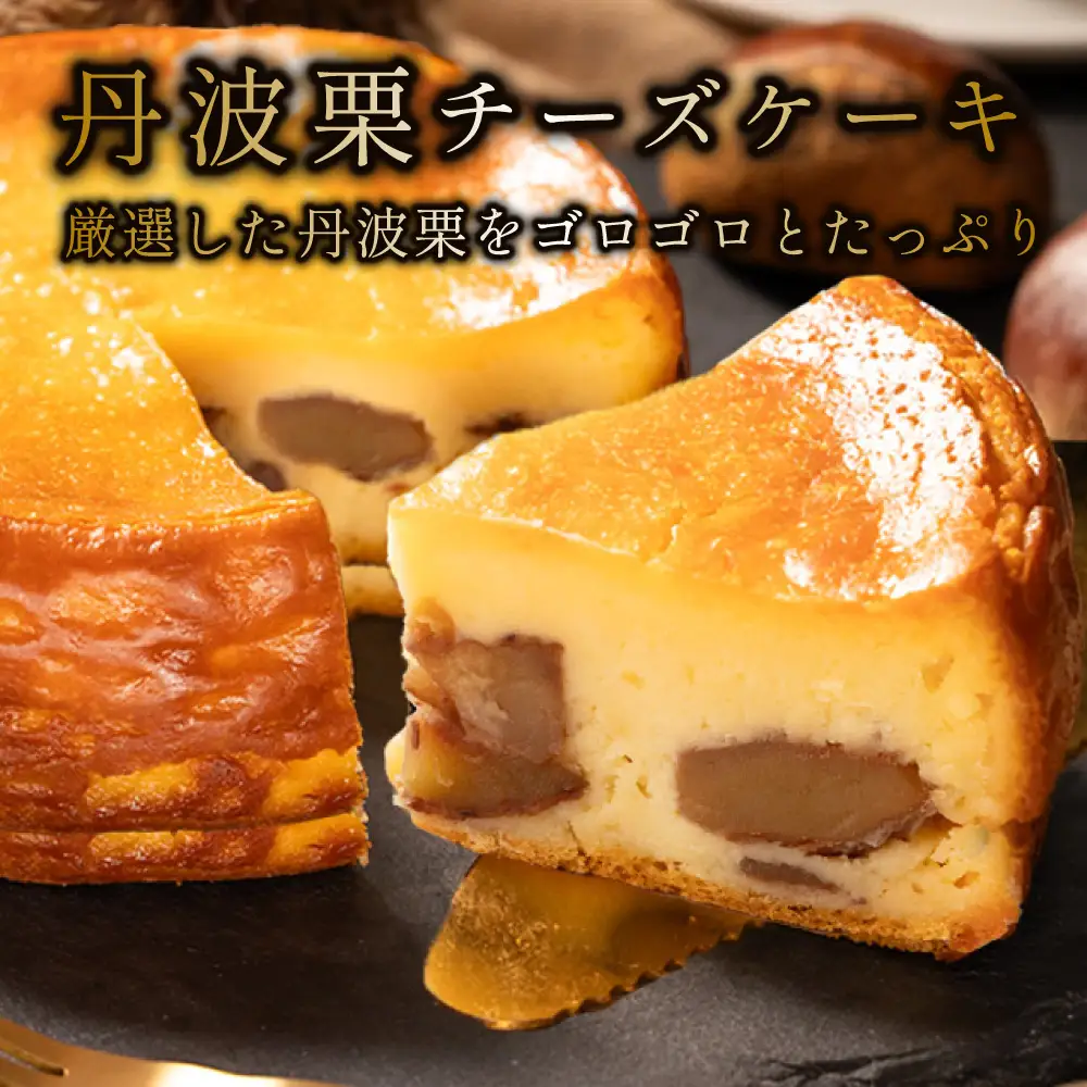 〈五つ星ひょうご選定品〉黒豆チーズケーキ 丹波栗チーズケーキ （2種 4号） AR05