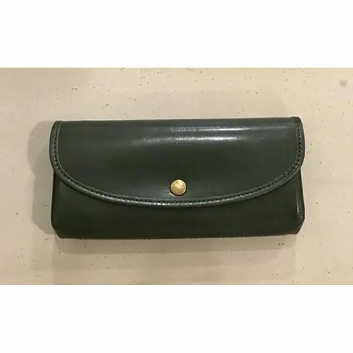 【alto.】ふんわりジャバラ長財布　AKEW-0400（グリーン）