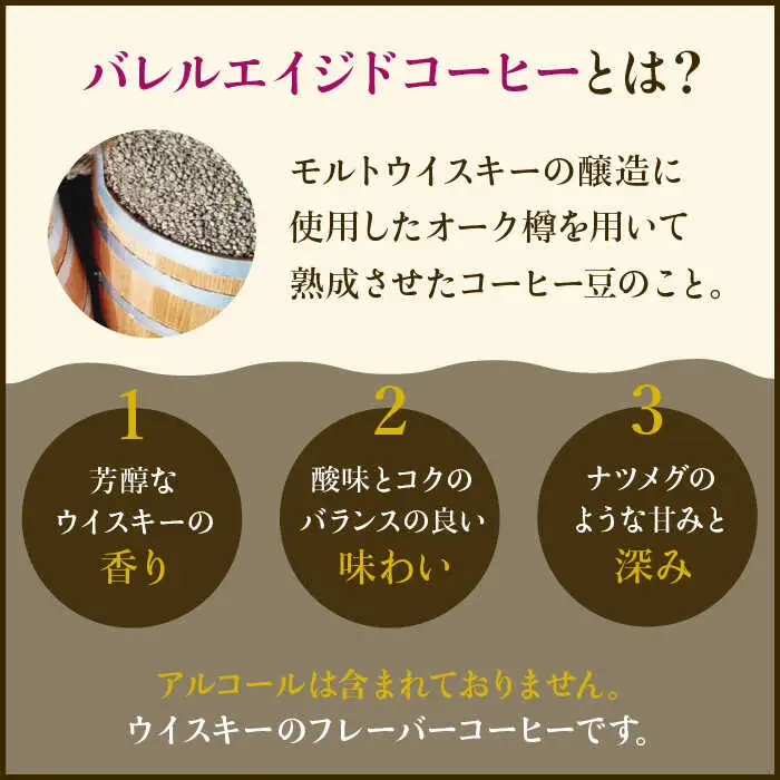 ≪粉タイプ≫ジャコウネココーヒー100g&ウイスキー樽熟成コーヒーセット100g 香り 酸味 コク 深み 甘み 飲み比べ 簡単 飲みやすい キャンプ【ラオジャパン合同会社】 [FBR049]