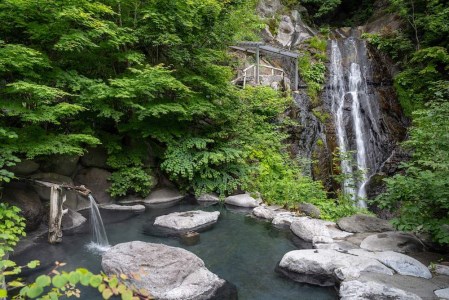 八丁の湯・山里の季節を愉しむ口福プラン ログハウスツイン 2名様一室ご利用(1泊・2食付き) 宿泊券 [0063]