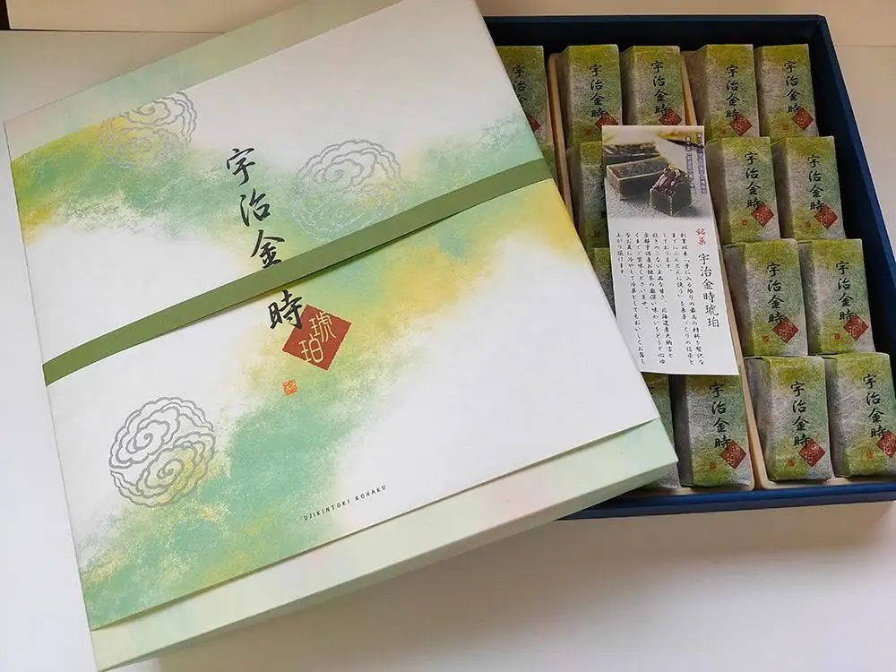 【京菓子司 都】宇治金時琥珀（24個入）