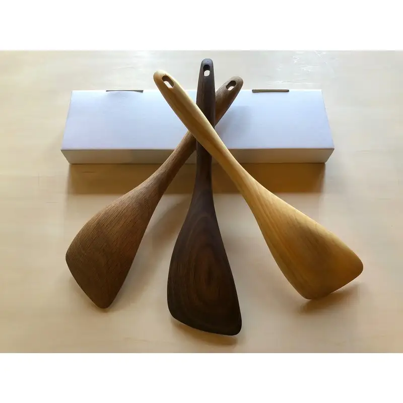 木べら「炒める・すくう・取り分ける」(材料：職人おまかせ) 【GOOD WOOD WORKS】_HA0432