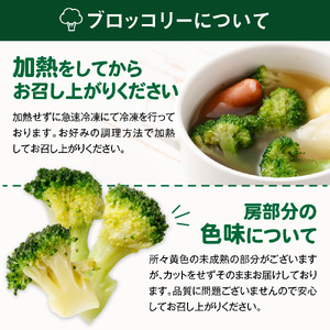ＪＡむなかたブロッコリー部会より！冷凍ブロッコリー2kg(1kg×2袋）【ほたるの里】_HA0622