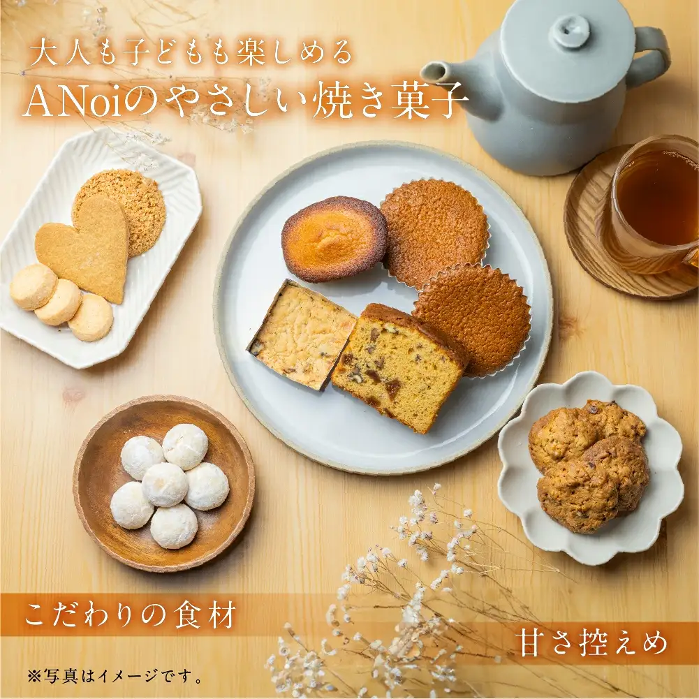 ANoi 焼き菓子セット 9種（ショートブレッド,スノーボール,クッキー,チョコパウンド,フィナンシェ,マドレーヌ）焼き菓子【55-1】