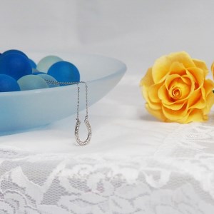 プラチナ ダイヤモンド ペンダントネックレス　HH-018608