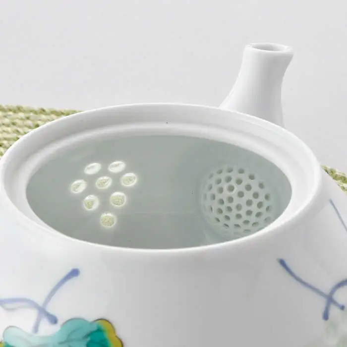 【波佐見焼】水晶ぶどう 急須茶器揃い 急須 湯呑 食器 皿 【丹心窯】 [AB31]  波佐見焼