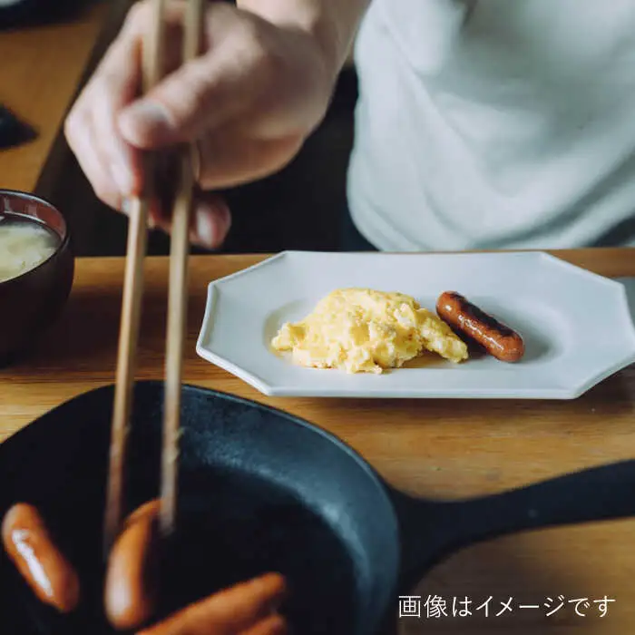 【波佐見焼】オクトゴナル 長皿 プレート 白マット 2枚セット 食器 皿 【イロドリ】 [KE10] 波佐見焼