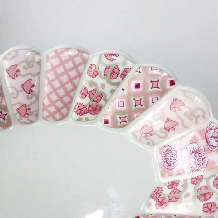 【波佐見焼】花離宮 ペア楕円皿 (大) プレート 食器 皿 【石丸陶芸】 [LB71]  波佐見焼