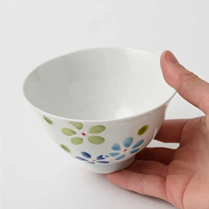 【波佐見焼】パステル 茶碗・湯呑み 4点セット 食器 皿 【福田陶器店】 [PA222]  波佐見焼