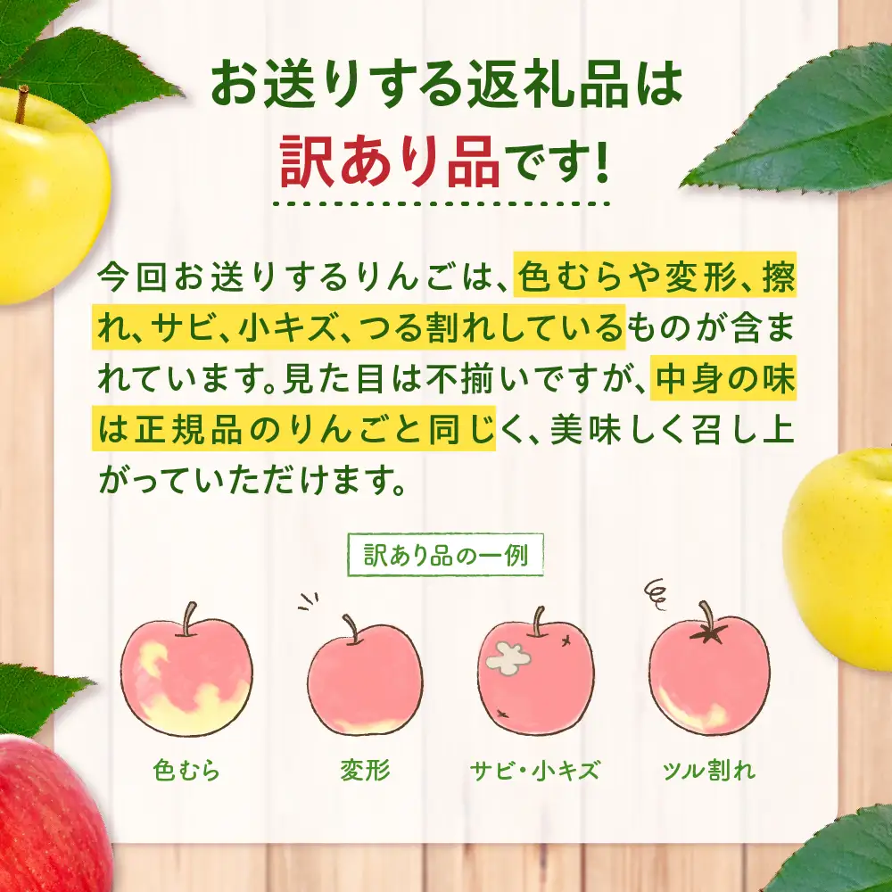【2027年2月中旬発送】【訳あり】りんご 約5kg サンふじ & 金星セット 青森産