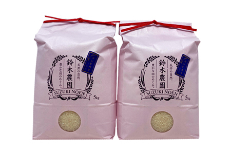 【定期便6ヶ月】【令和6年産新米】鈴木・ファーム「コシヒカリ」10kg(5kg×2袋)×6ヶ月_A142(R6)
