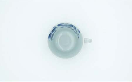 有田焼 辻が花コーヒーカップ＆ソーサー【山口洋一工房】食器 器 うつわ カップ＆ソーサー マグカップ カップ コーヒーカップ ソーサー コーヒーカップ＆ソーサー 染付 手描き 手作り ギフトセット 贈答 コーヒーカップ dh004