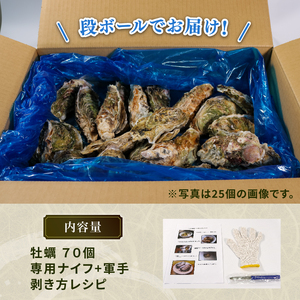 牡蠣 70個 殻付き 冷凍 生食用 大容量 かき 牡蠣 カキ  オイスター oyster アヒージョ バーベキュー BBQ フライ 揚げ物 ごはん 夕飯 おかず おつまみ 晩酌 米 丼 海産物 海鮮 魚介 魚介類 贈答品 お中元 大船渡 三陸 岩手県 国産