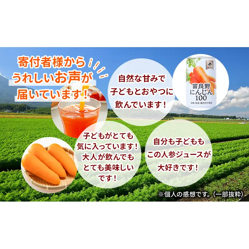 にんじんジュース 北海道 富良野にんじん100 30缶 セット 野菜ジュース