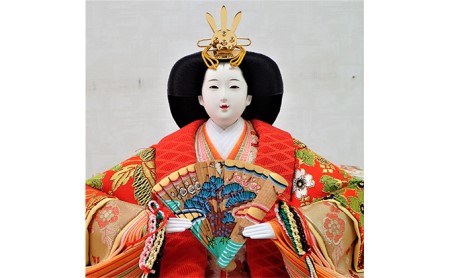雛人形 京八番親王 御所絵巻 毛氈飾 雛人形