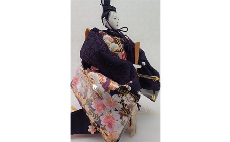 雛人形 京九番立雛 桜刺繍 金襴敷 雛人形