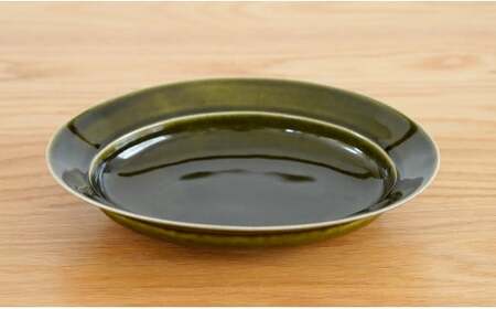 有田焼 オーバルプレート＆プチボウル4点セット【藍土】 和食器 食器 器 うつわ 楕円皿 小皿 プレート カレー皿 パスタ皿 盛皿 ナチュラル シンプル おしゃれ オリーブ ブラウン オリベ 花形 リム付き 食器セット 30000円 3万円 ef010