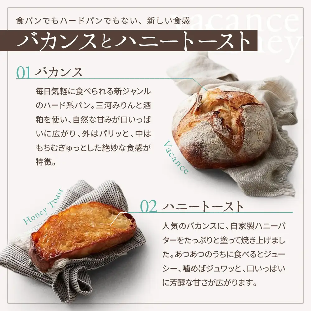 バカンス ファミリー朝食パンセット 4名様3日分 パンパンパンパン