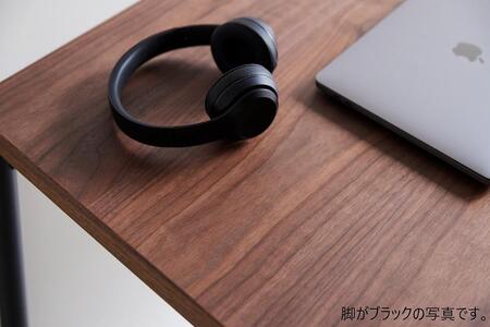 パソコンデスク シンプル デスク WAAKdesk TypeA 120 天板ウォールナット｜脚ホワイト