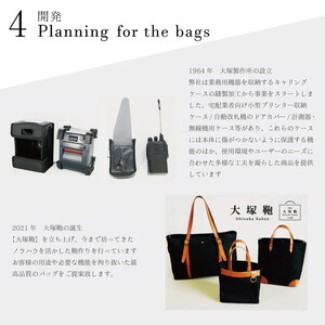 倉敷産帆布×本革　2way　トートバッグ（カーキ×ブラック）