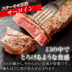 【定番】大府特産A5黒毛和牛下村牛極上サーロインステーキ　3枚入り約600g