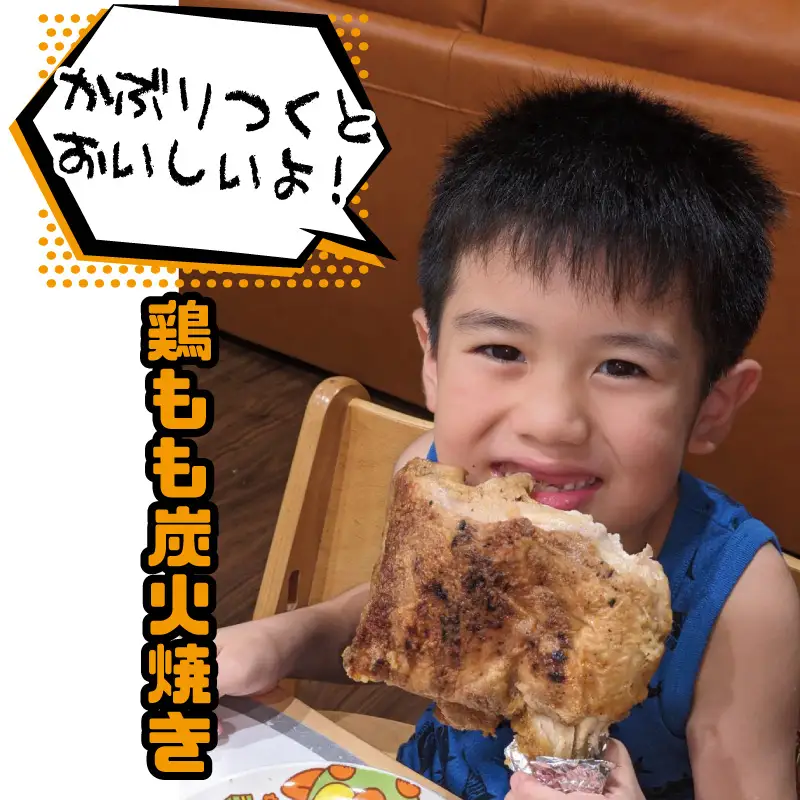 鶏もも炭火焼き 3本(1本約360g)